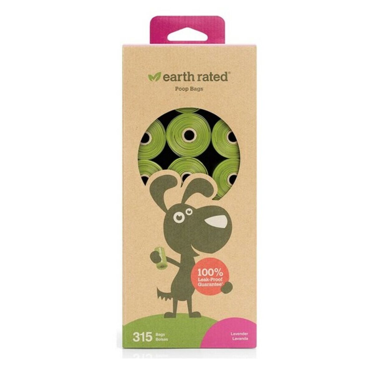Τσάντες Earth Rated Λεβάντα (21 x 15 uds)